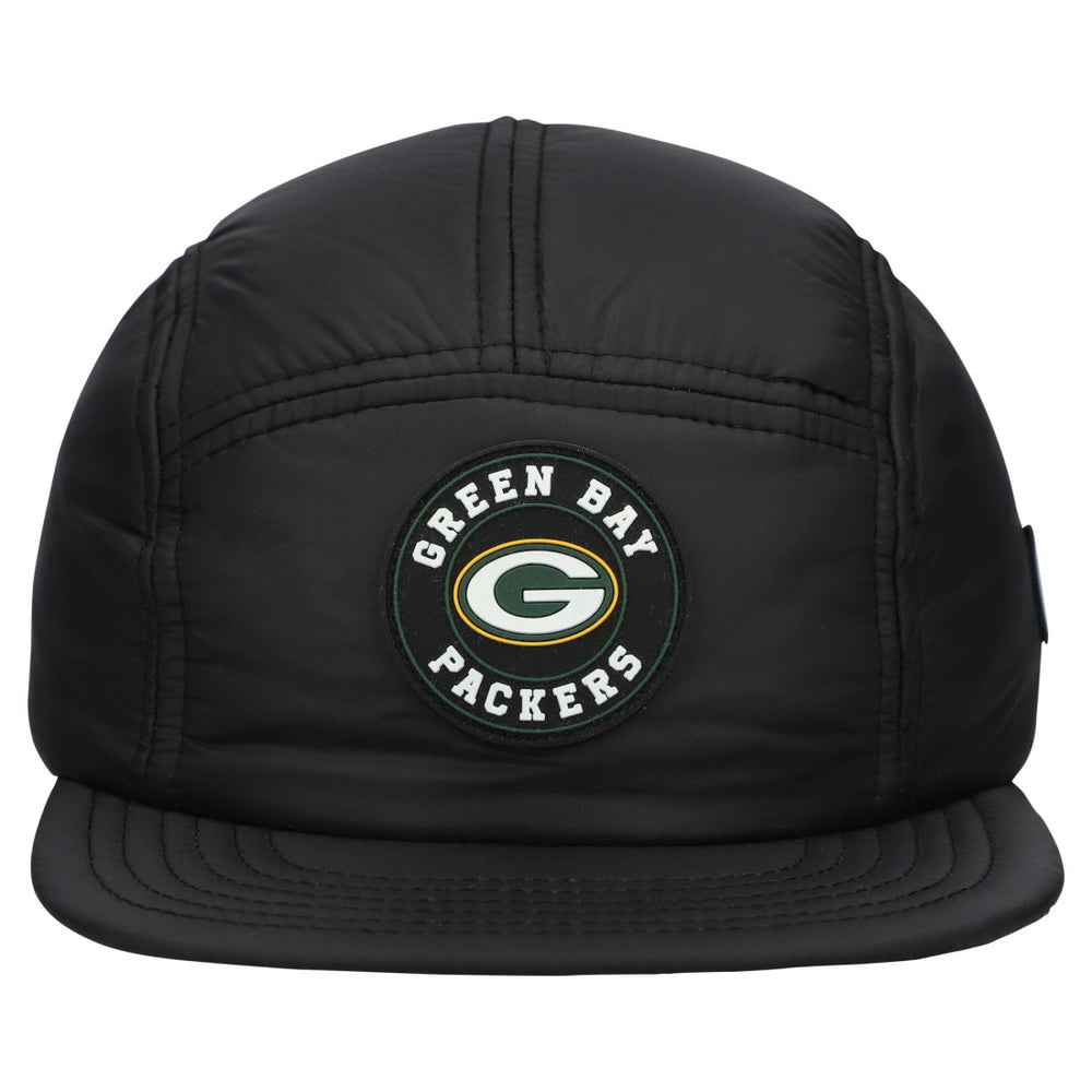 Green Bay Packers New Era Quilted Camper Adjustable Hat - Black discount
