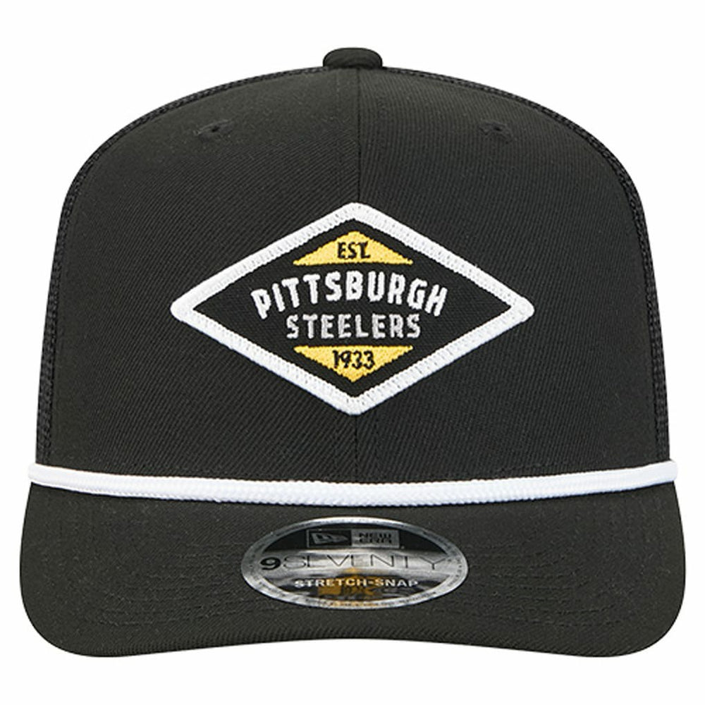 Pittsburgh Steelers New Era Team 9SEVENTY Adjustable Hat - Black discount