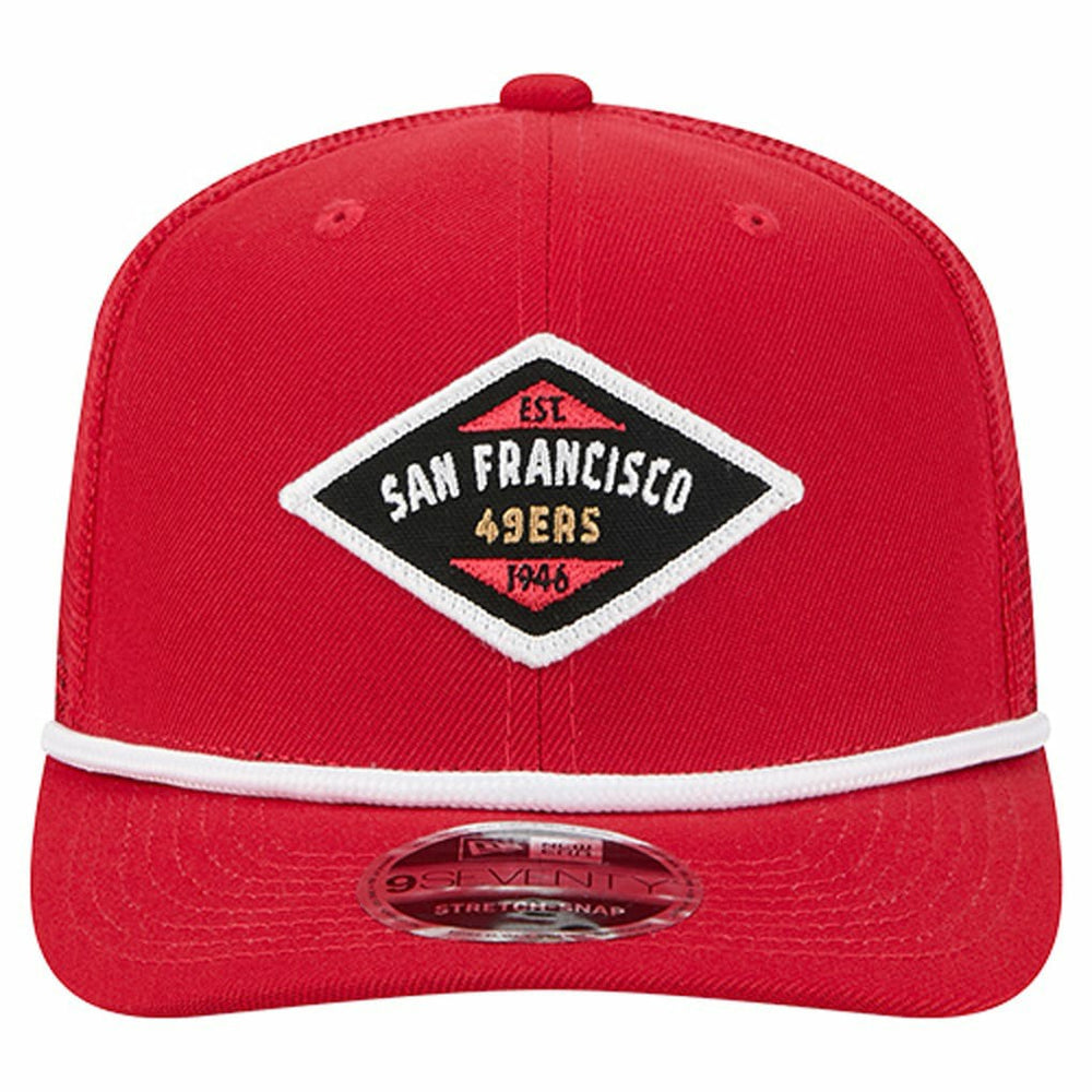 San Francisco 49ers New Era Team 9SEVENTY Adjustable Hat - Scarlet for sale