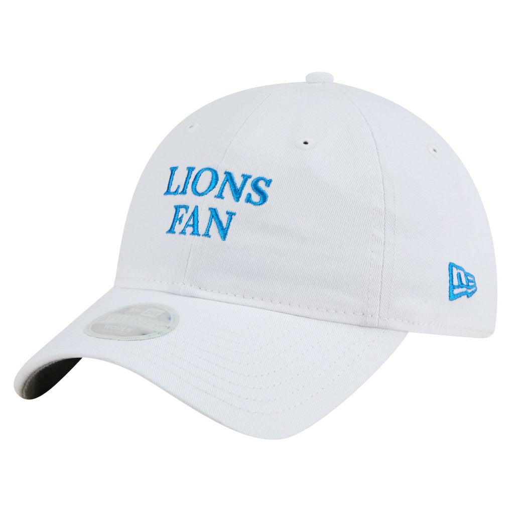 Detroit Lions New Era Women's Team Fan 9TWENTY Adjustable Hat - White on sale