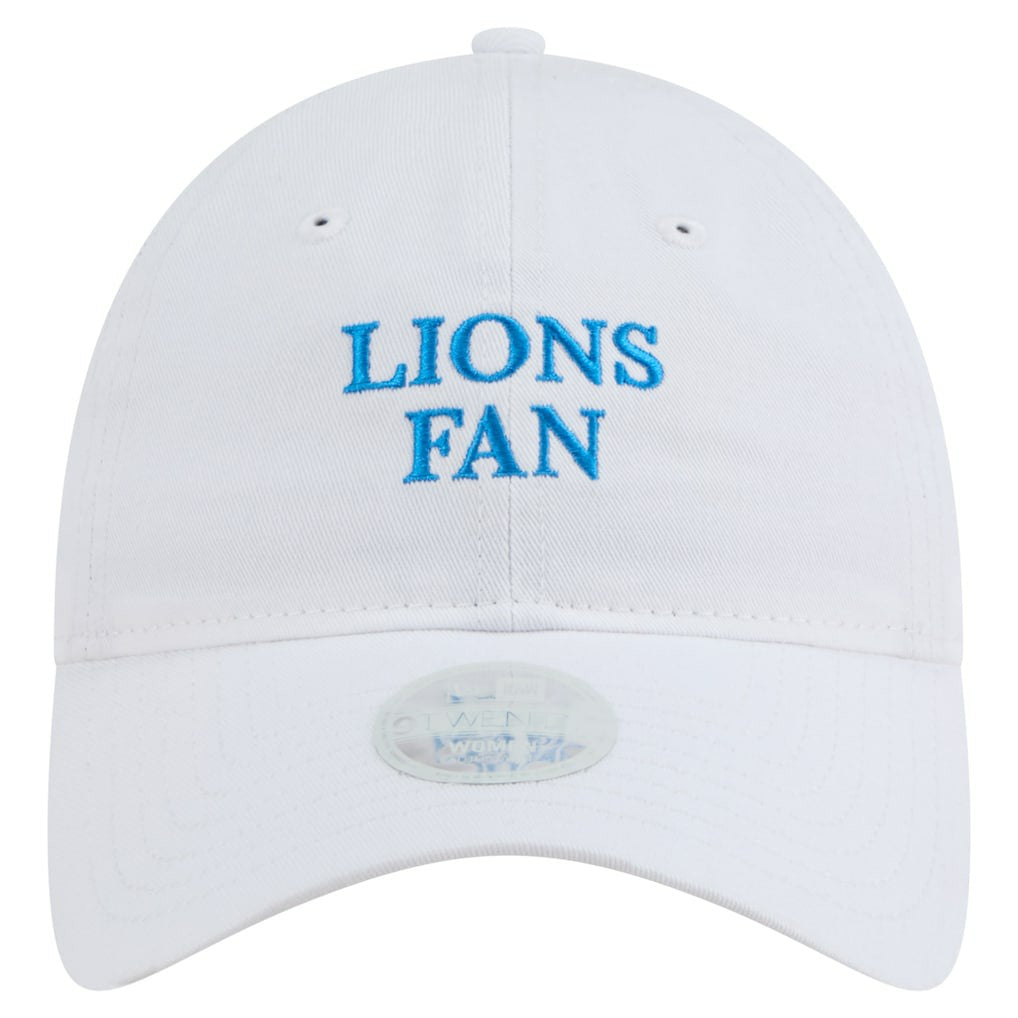 Detroit Lions New Era Women's Team Fan 9TWENTY Adjustable Hat - White on sale