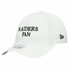 Las Vegas Raiders New Era Women's Team Fan 9TWENTY Adjustable Hat - White cheap