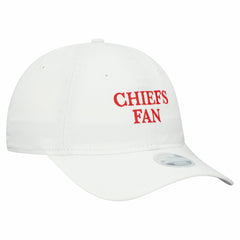 Kansas City Chiefs New Era Women's Team Fan 9TWENTY Adjustable Hat - White on sale