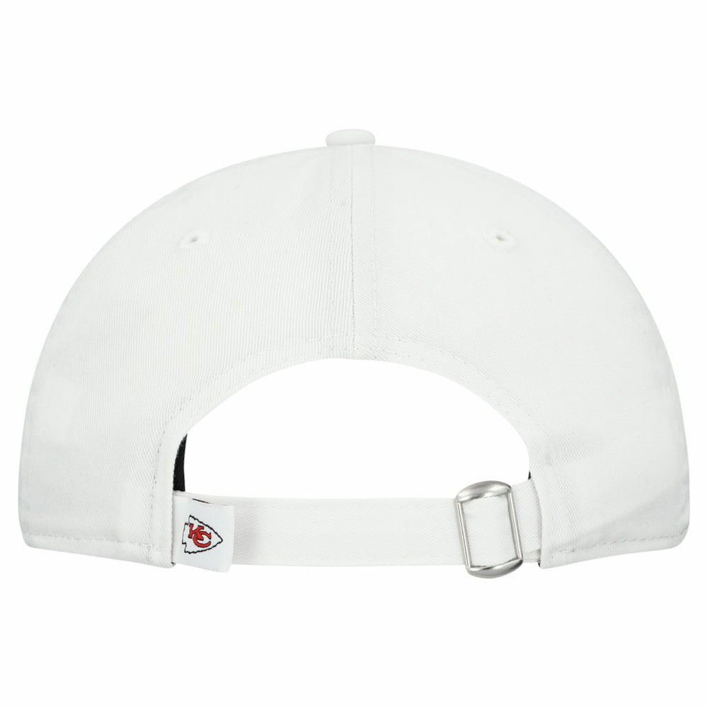 Kansas City Chiefs New Era Women's Team Fan 9TWENTY Adjustable Hat - White on sale