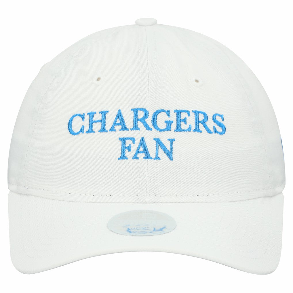 Los Angeles Chargers New Era Women's Team Fan 9TWENTY Adjustable Hat - White sale