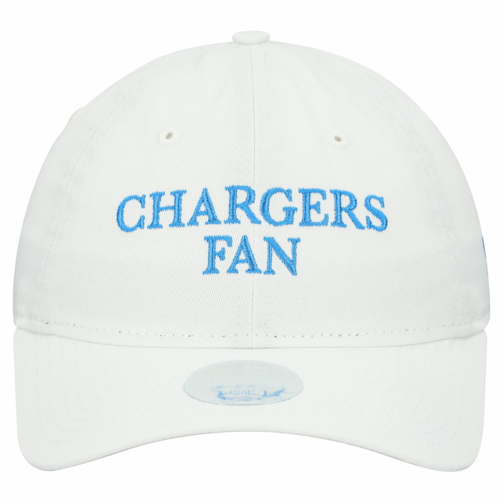Los Angeles Chargers New Era Women's Team Fan 9TWENTY Adjustable Hat - White sale