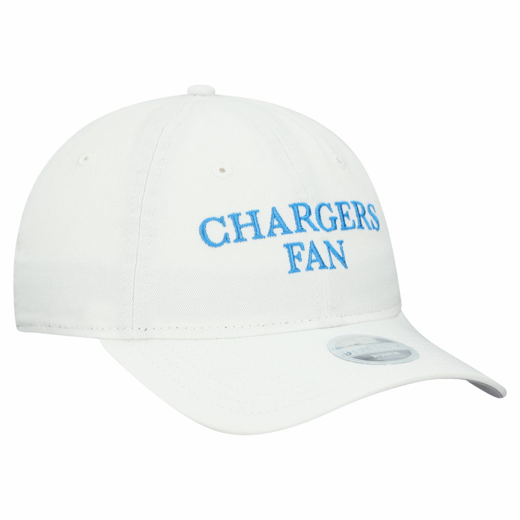 Los Angeles Chargers New Era Women's Team Fan 9TWENTY Adjustable Hat - White sale