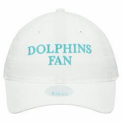 Miami Dolphins New Era Women's Team Fan 9TWENTY Adjustable Hat - White for sale