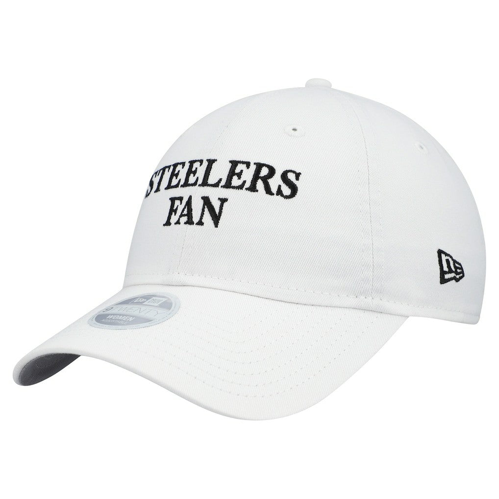 Pittsburgh Steelers New Era Women's Team Fan 9TWENTY Adjustable Hat - White online