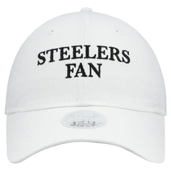 Pittsburgh Steelers New Era Women's Team Fan 9TWENTY Adjustable Hat - White online