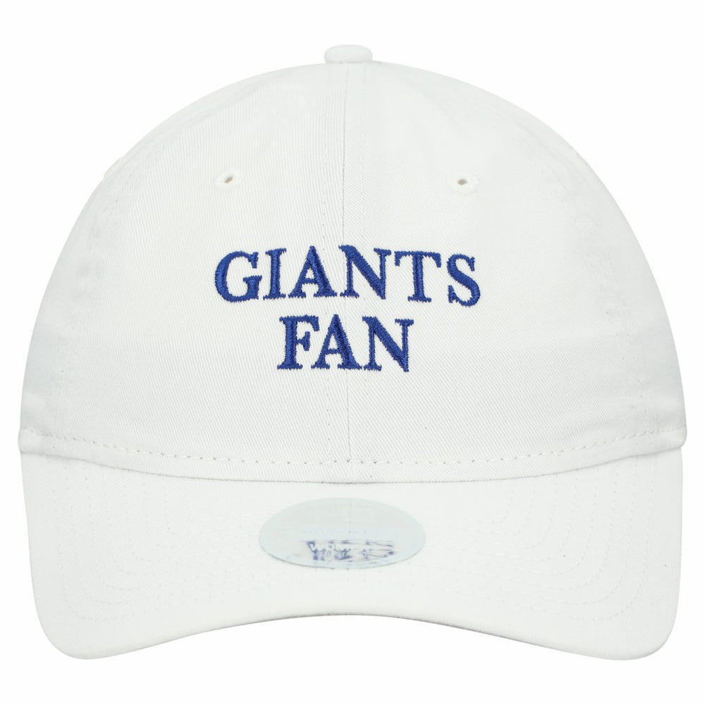 New York Giants New Era Women's Team Fan 9TWENTY Adjustable Hat - White for sale