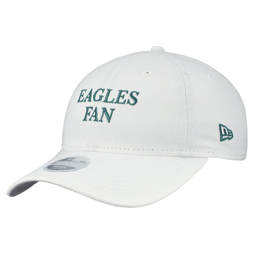 Philadelphia Eagles New Era Women's Team Fan 9TWENTY Adjustable Hat - White discount