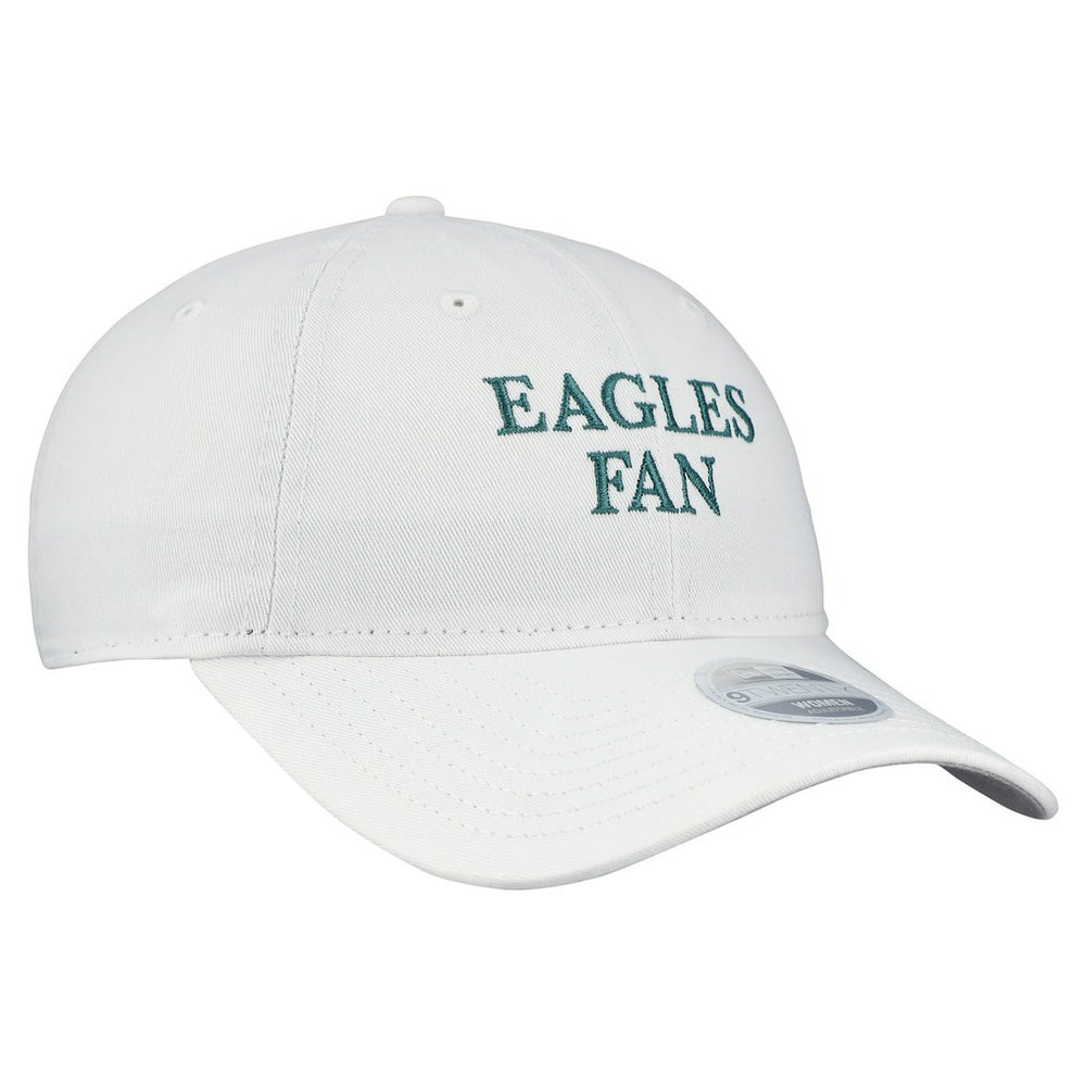 Philadelphia Eagles New Era Women's Team Fan 9TWENTY Adjustable Hat - White discount