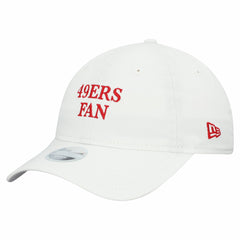 San Francisco 49ers New Era Women's Team Fan 9TWENTY Adjustable Hat - White for sale