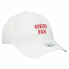 San Francisco 49ers New Era Women's Team Fan 9TWENTY Adjustable Hat - White for sale