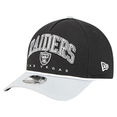 Las Vegas Raiders New Era Arch COOLERA 9FORTY A-Frame M-Crown Adjustable Hat - Black on sale