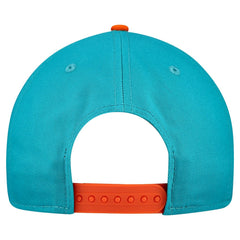 Miami Dolphins New Era Arch COOLERA 9FORTY A-Frame M-Crown Adjustable Hat - Aqua on sale