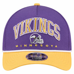Minnesota Vikings New Era Arch COOLERA 9FORTY A-Frame M-Crown Adjustable Hat - Purple on sale