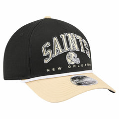 New Orleans Saints New Era Arch COOLERA 9FORTY A-Frame M-Crown Adjustable Hat - Black outlet