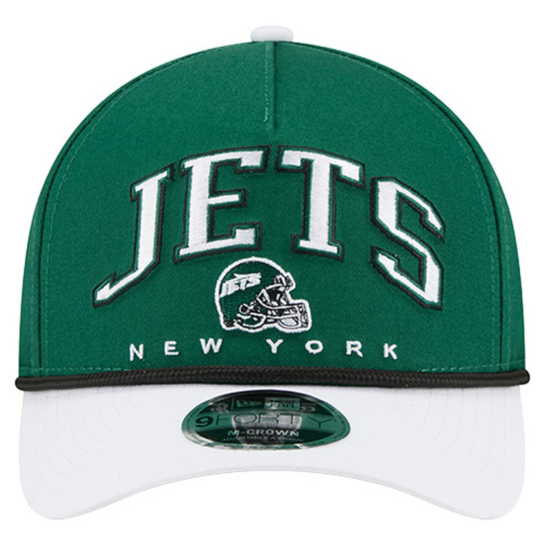 New York Jets New Era Arch COOLERA 9FORTY A-Frame M-Crown Adjustable Hat - Green on sale