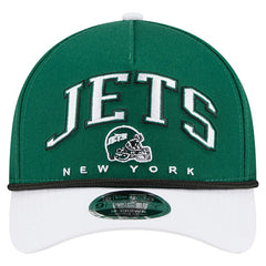 New York Jets New Era Arch COOLERA 9FORTY A-Frame M-Crown Adjustable Hat - Green on sale