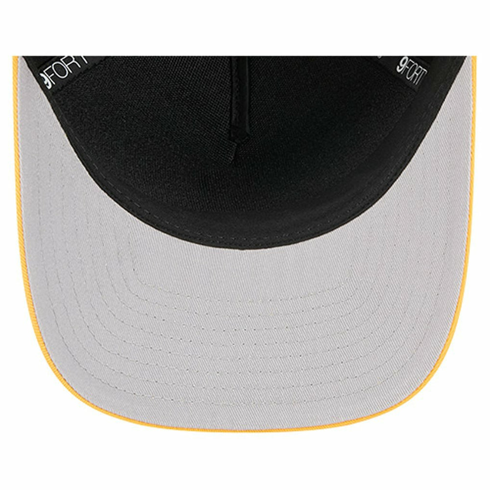 Pittsburgh Steelers New Era Arch COOLERA 9FORTY A-Frame M-Crown Adjustable Hat - Black sale