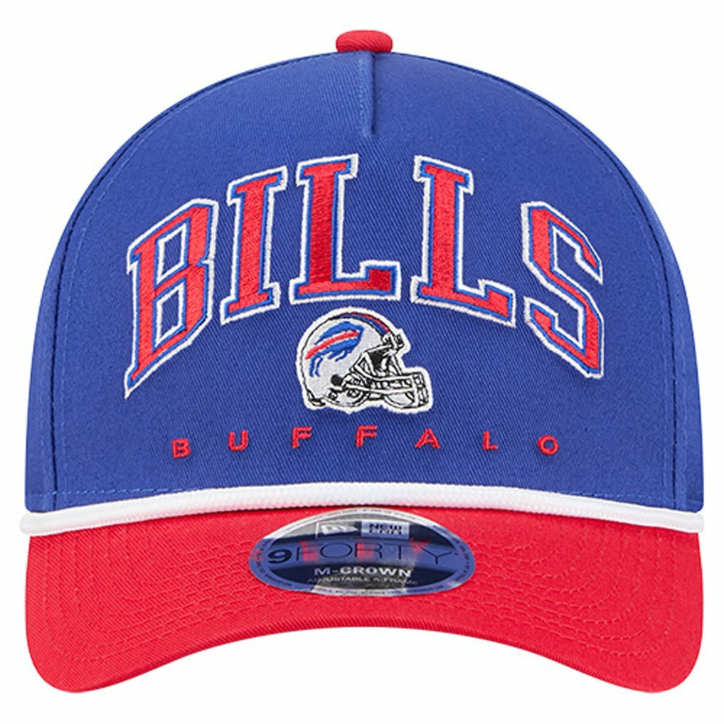 Buffalo Bills New Era Arch COOLERA 9FORTY A-Frame M-Crown Adjustable Hat - Royal on sale