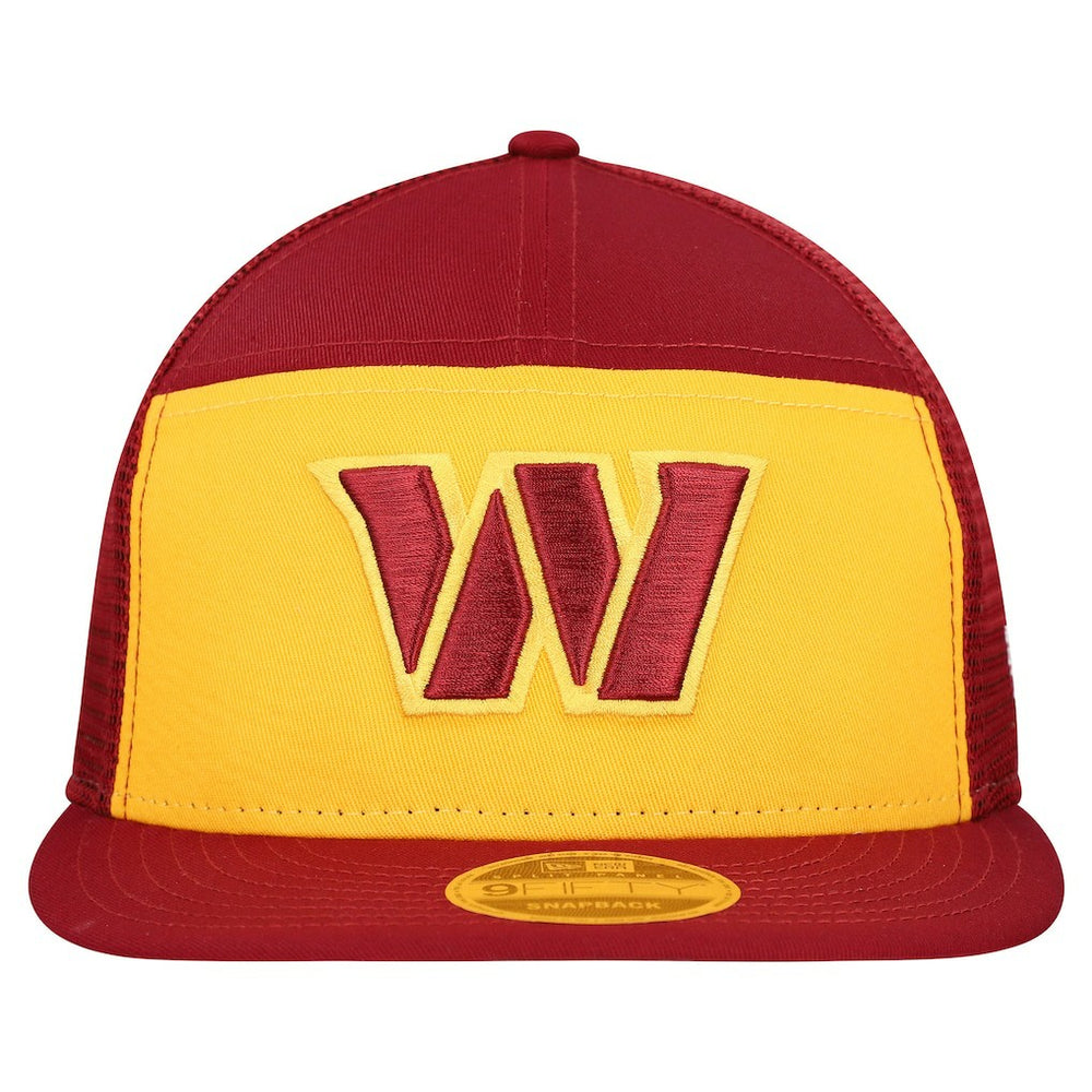 Washington Commanders New Era Outdoor Split Panel 9FIFTY Snapback Hat - Gold/Burgundy cheap
