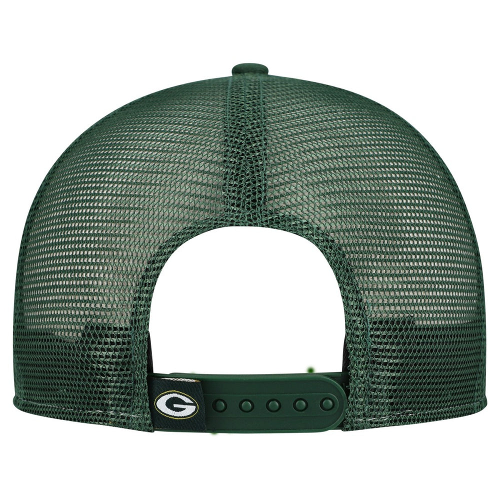 Green Bay Packers New Era Outdoor Split Panel 9FIFTY Snapback Hat - Gold/Green online