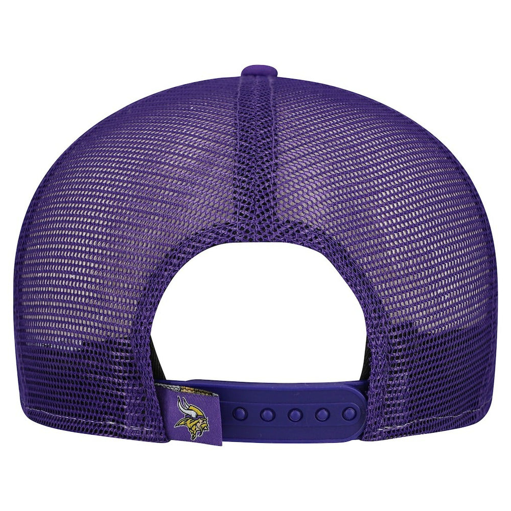 Minnesota Vikings New Era Outdoor Split Panel 9FIFTY Snapback Hat - Gold/Purple for sale