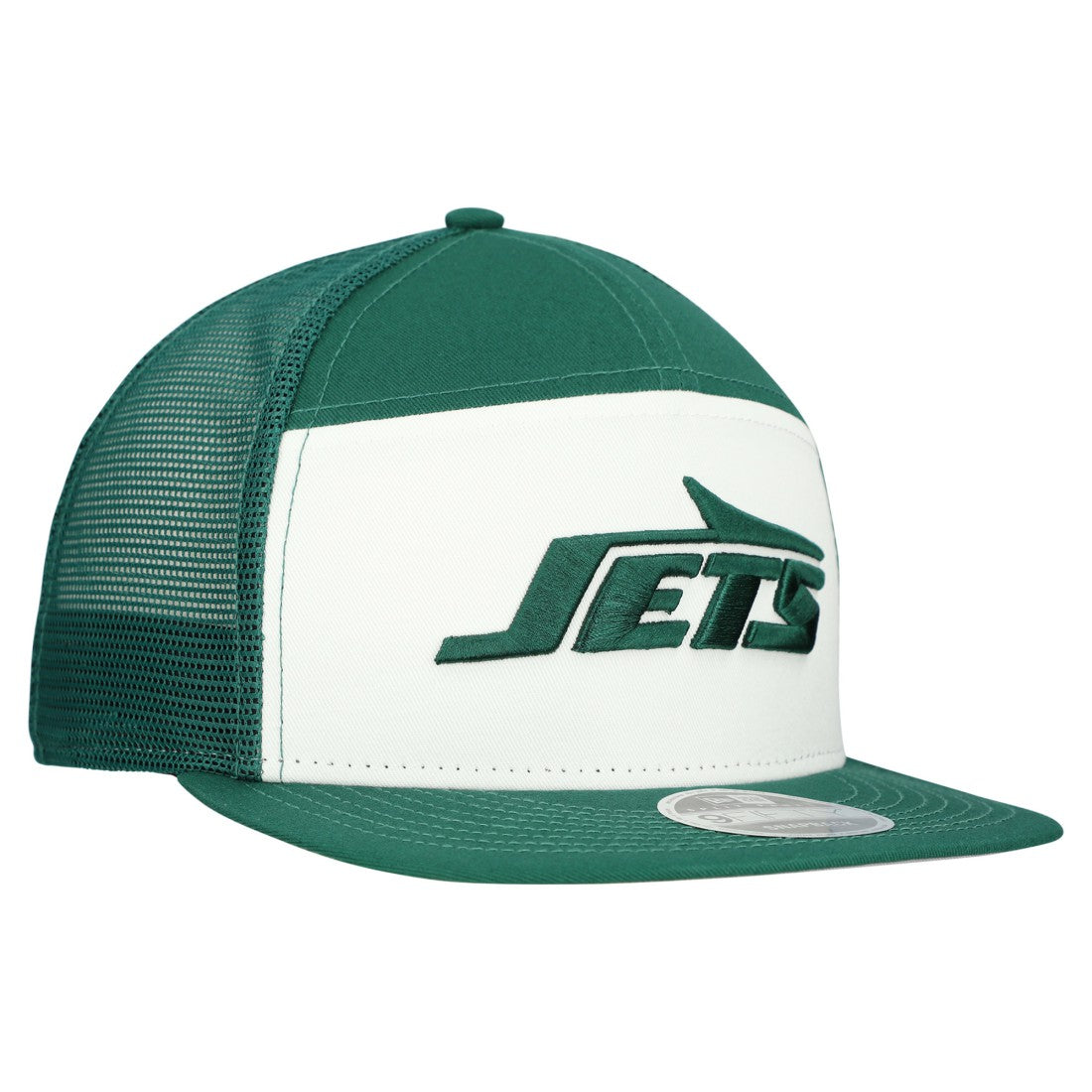 New York Jets New Era Outdoor Split Panel 9FIFTY Snapback Hat - White/Green online