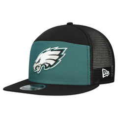 Philadelphia Eagles New Era Outdoor Split Panel 9FIFTY Snapback Hat - Midnight Green/Black sale
