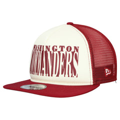 Washington Commanders New Era Cutout A-Frame 9FIFTY Snapback Hat - Cream/Burgundy on sale