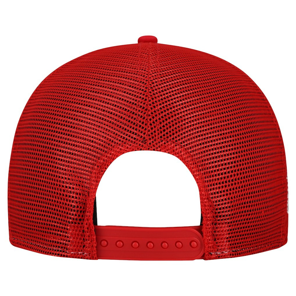 Kansas City Chiefs New Era Cutout A-Frame 9FIFTY Snapback Hat - Cream/Red discount
