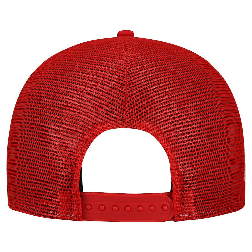 Kansas City Chiefs New Era Cutout A-Frame 9FIFTY Snapback Hat - Cream/Red discount