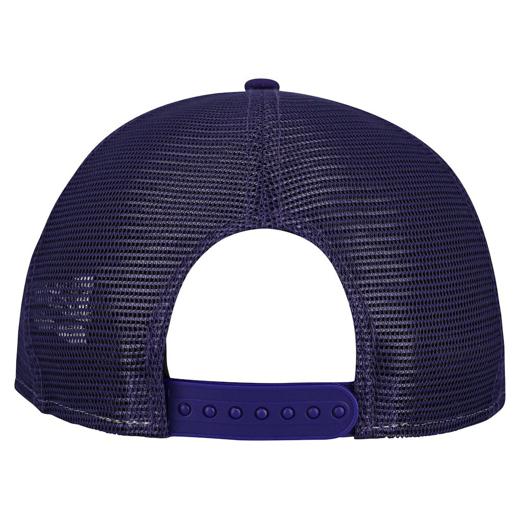 Minnesota Vikings New Era Cutout A-Frame 9FIFTY Snapback Hat - Cream/Purple outlet