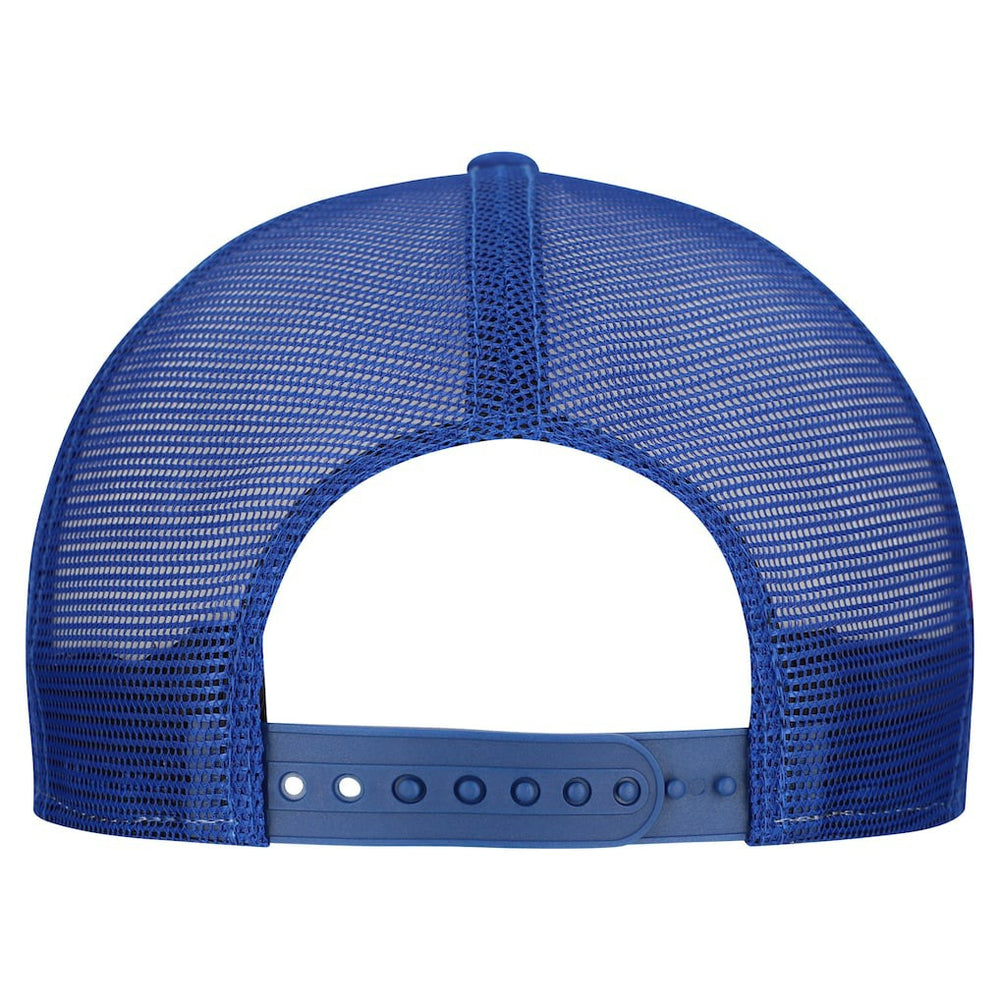 New York Giants New Era Cutout A-Frame 9FIFTY Snapback Hat - Cream/Royal on sale