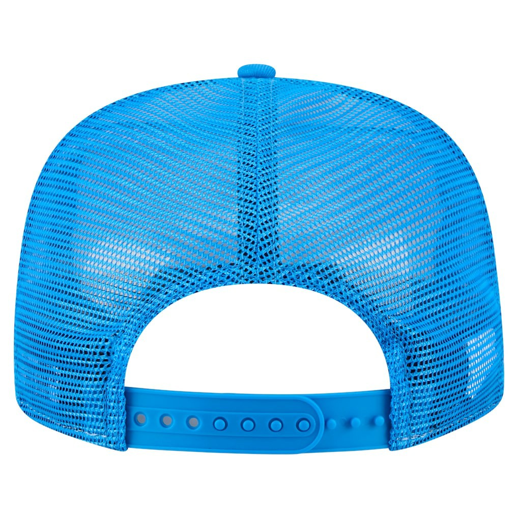 Detroit Lions New Era Cutout A-Frame 9FIFTY Snapback Hat - Cream/Blue sale