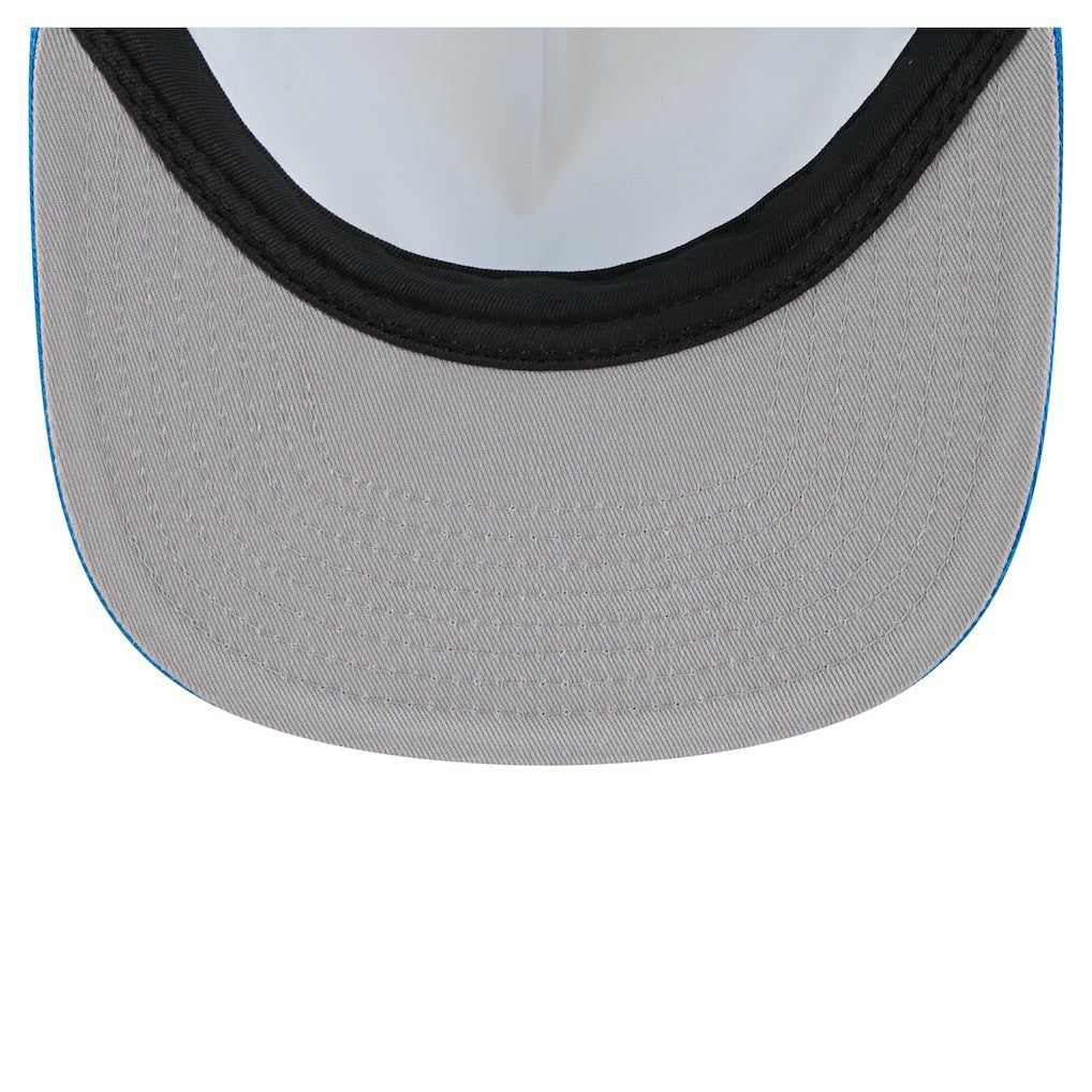 Detroit Lions New Era Cutout A-Frame 9FIFTY Snapback Hat - Cream/Blue sale