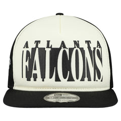 Atlanta Falcons New Era Cutout A-Frame 9FIFTY Snapback Hat - Cream/Black for sale