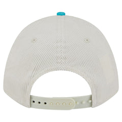 Miami Dolphins New Era Throwback Two-Tone Sided Corduroy 9FORTY A-Frame Adjustable Hat - Cream/Aqua discount