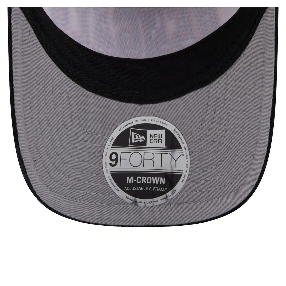 Cincinnati Bengals New Era Head Two-Tone Sided Corduroy 9FORTY A-Frame Adjustable Hat - Cream/Black cheap