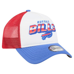 Buffalo Bills New Era Youth Streak 9FORTY A-Frame Adjustable Hat - White/Royal for sale