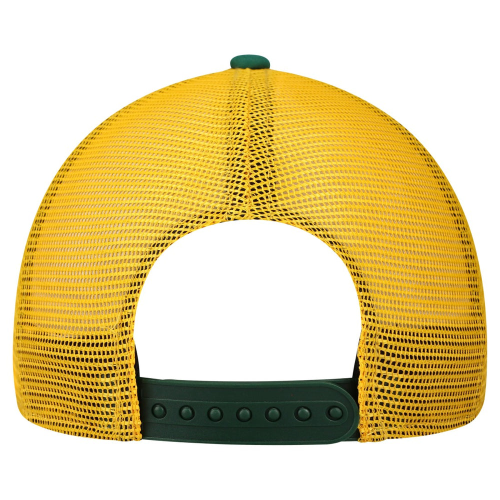 Green Bay Packers New Era Youth Streak 9FORTY A-Frame Adjustable Hat - White/Green on sale
