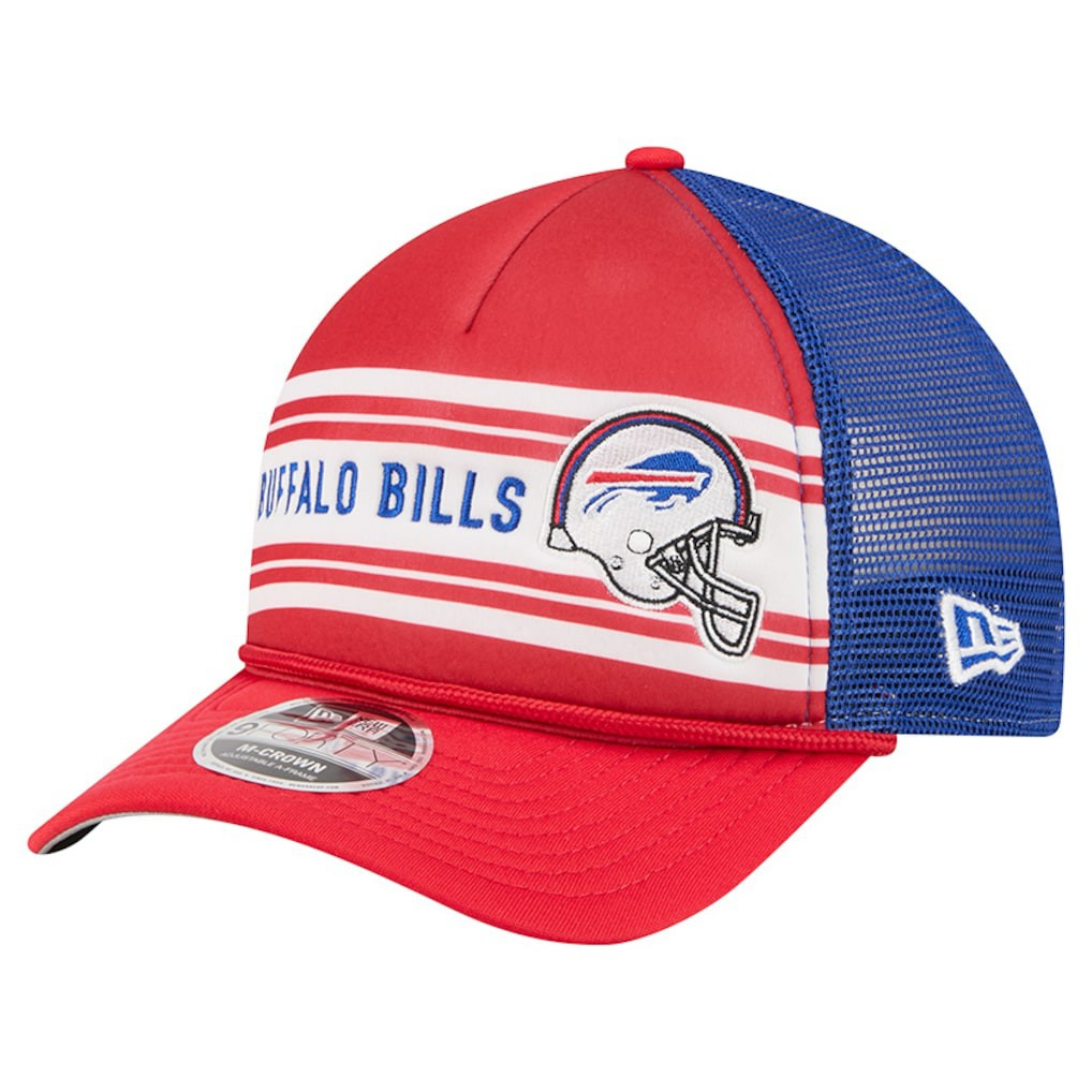 Buffalo Bills New Era Linear A-Frame 9FORTY Adjustable Hat - Red cheap