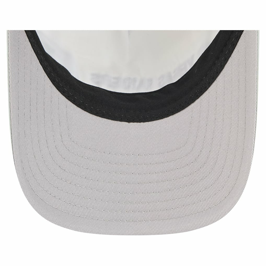 Las Vegas Raiders New Era Linear A-Frame 9FORTY Adjustable Hat - Silver cheap
