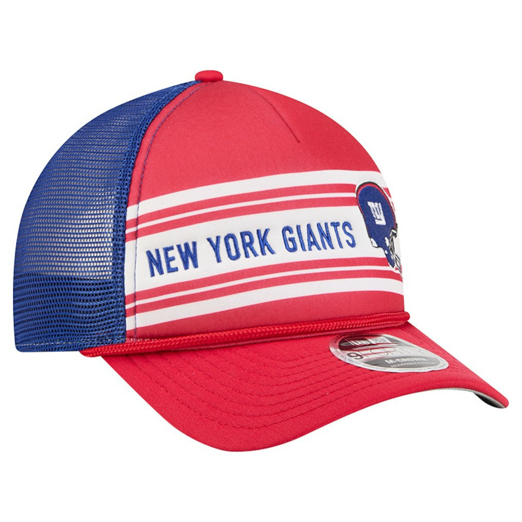 New York Giants New Era Linear A-Frame 9FORTY Adjustable Hat - Red outlet