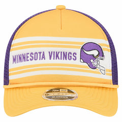Minnesota Vikings New Era Linear A-Frame 9FORTY Adjustable Hat - Gold outlet