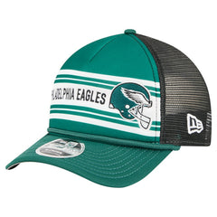 Philadelphia Eagles New Era Linear A-Frame 9FORTY Adjustable Hat - Green online