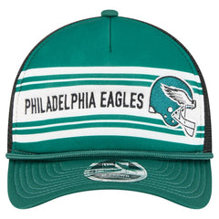 Philadelphia Eagles New Era Linear A-Frame 9FORTY Adjustable Hat - Green online